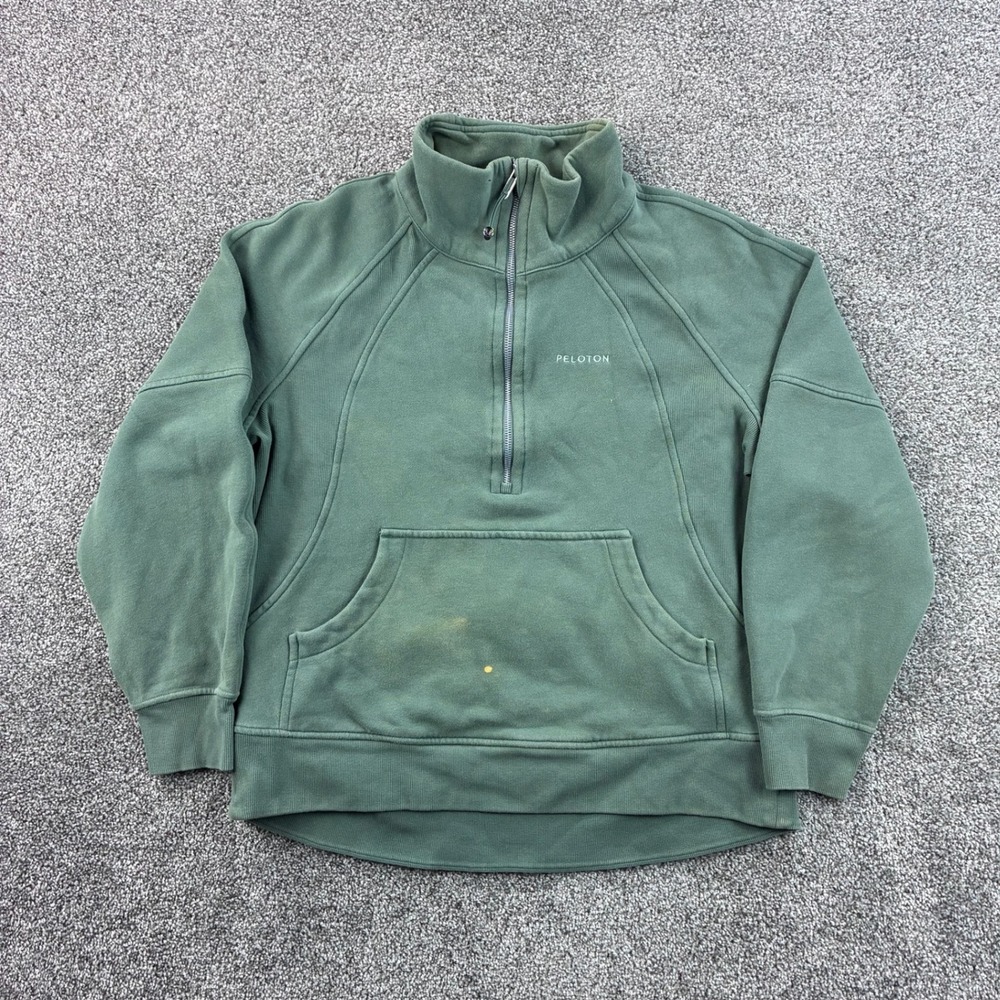 Lululemon Scuba Oversized Half-Zip Pullover Women's M/L Green Peloton Hoodie